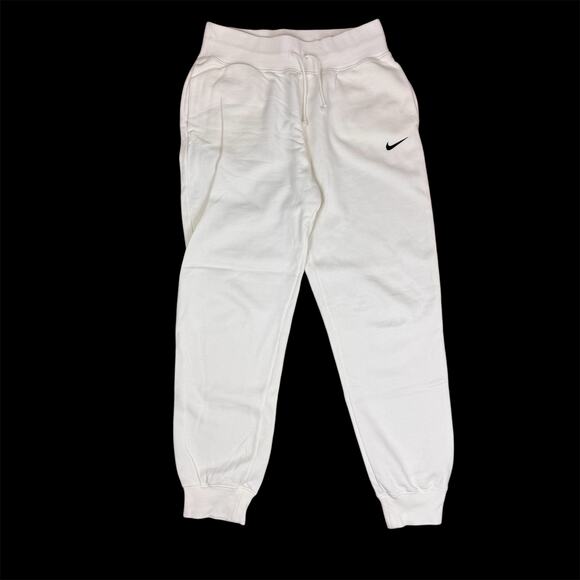 Nike Sportswear Phoenix Fleece Sail Jogger Sweatpants Womens Sz L (TALL) - Picture 2 of 7